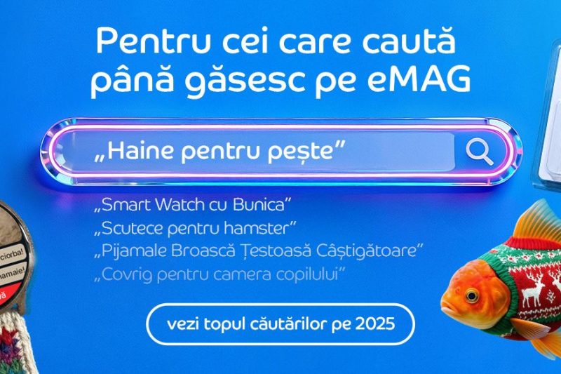 De la “pijamale cu câini” la “costum Moș Crăciun horror”: Topul căutărilor amuzante pe eMAG în 2025
