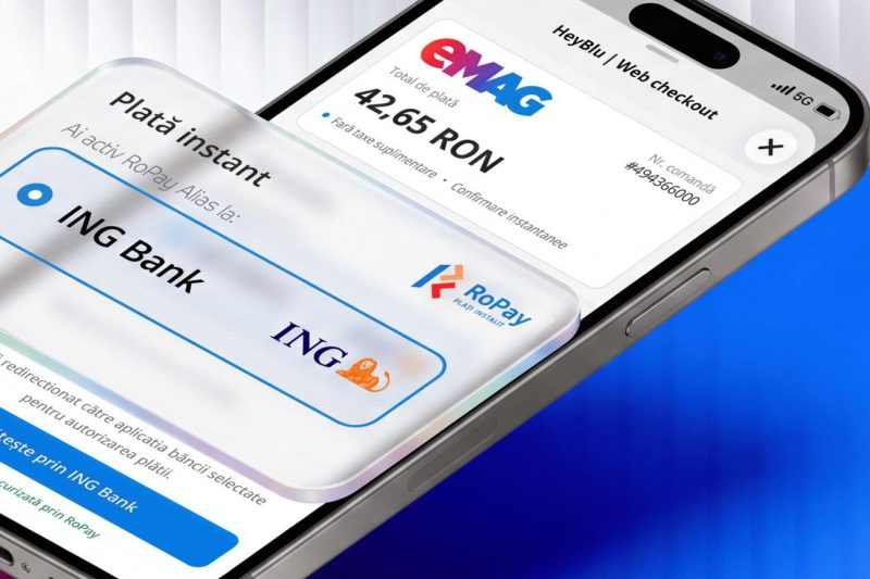 eMAG introduce plata prin RoPay împreună cu ING. Clienţii pot plăti comenzile fără să introducă datele cardului