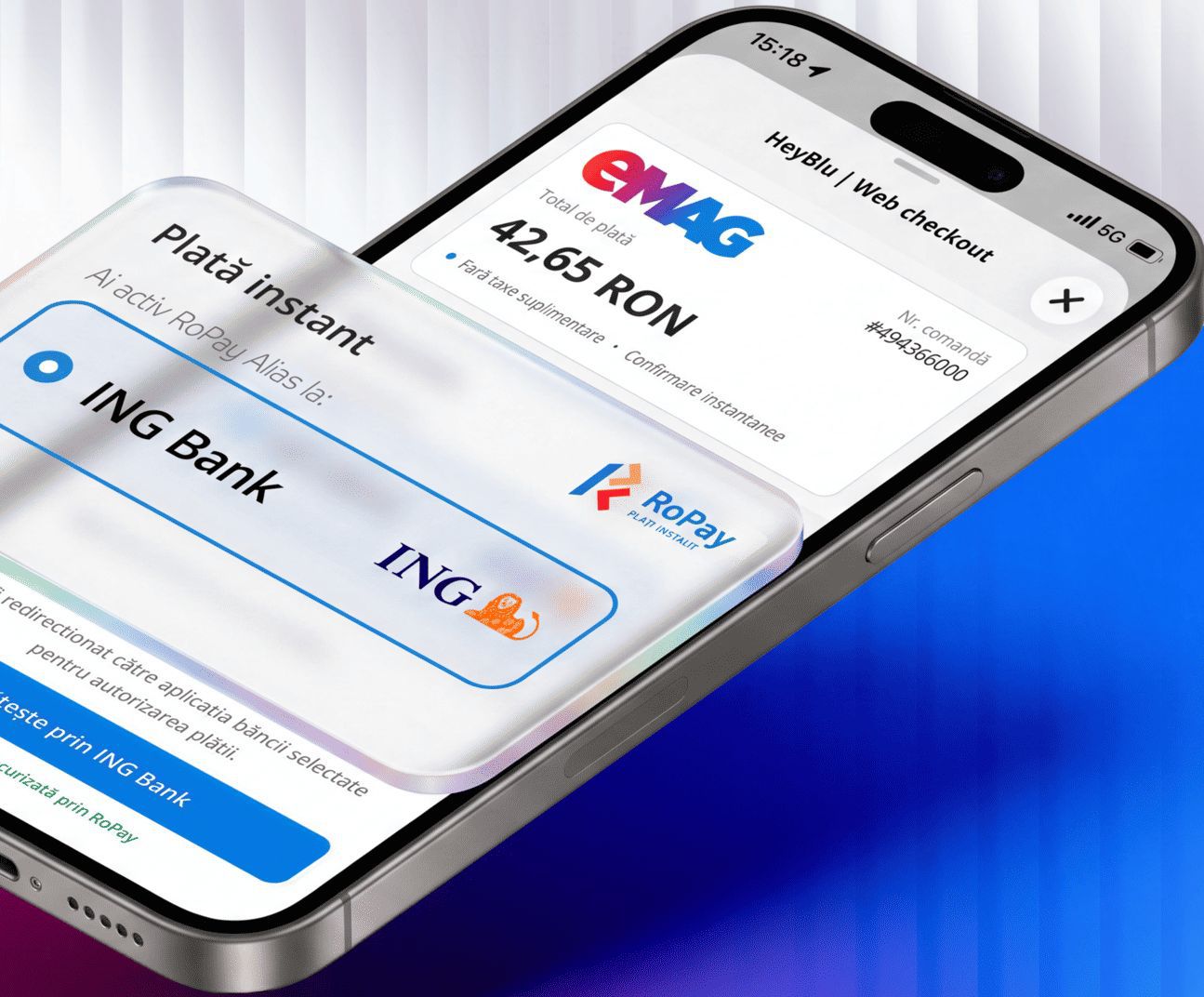 eMAG plata RoPay — plată online instant din aplicația bancară, fără datele cardului