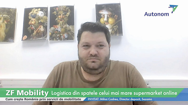 Sezamo livrare 3 ore — depozit și flotă electrică